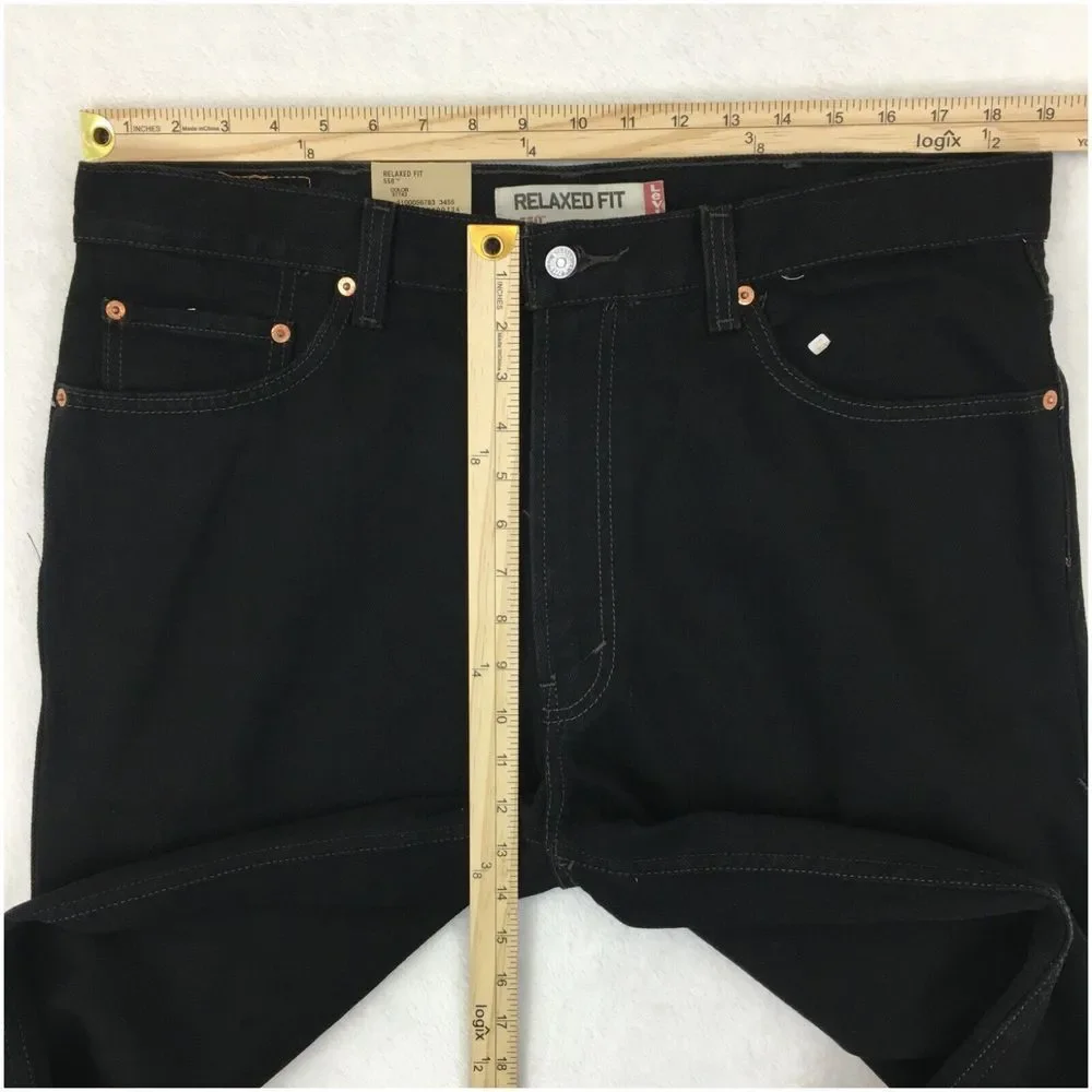 NEW! 2008 Levis 550 Jeans Mens Size 38x30 Relaxed Fit Tapered Leg Baggy Wide Y2K